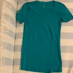 Three Dots Tee Shirt Size Small Green